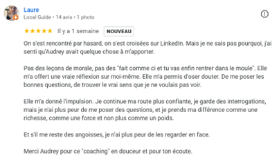 Coaching individuel temoignage page de vente 6